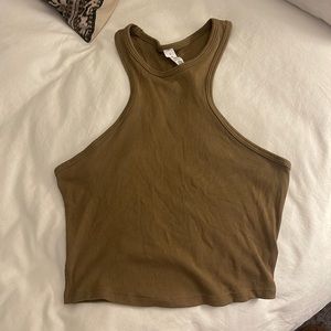Lulu lemon ribbed crop tank worn once